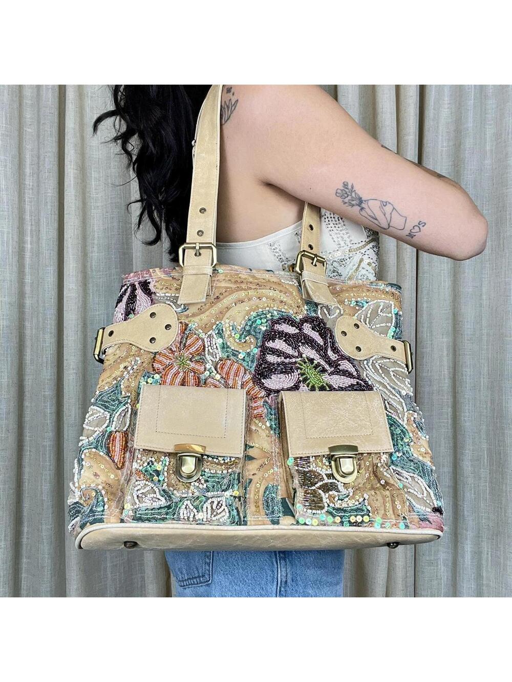 Christiana Beaded Sequin Bag